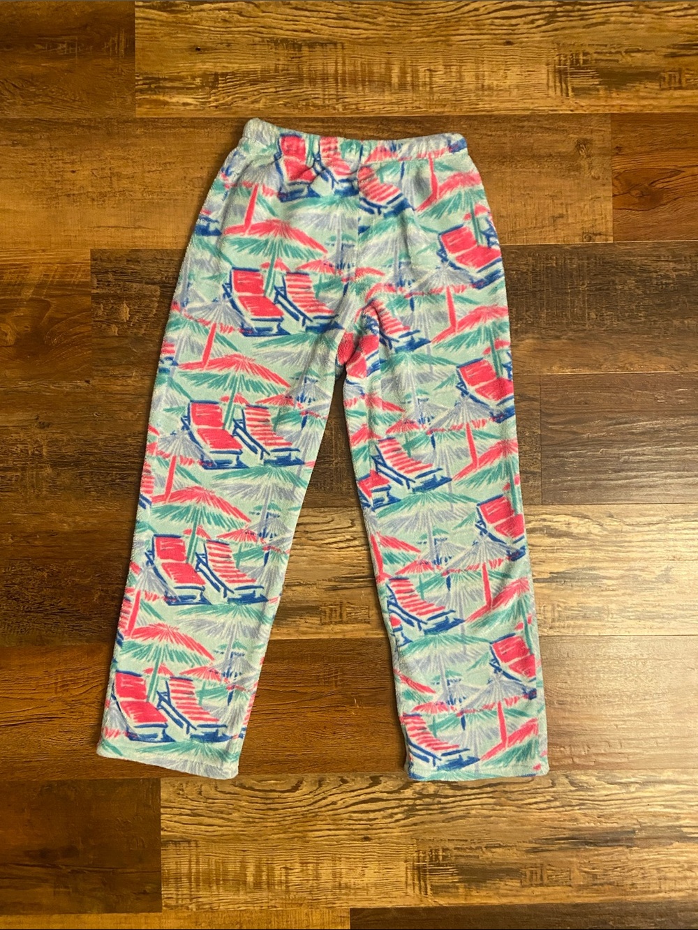 Vineyard Vines Kids Beach Chair Print Sweatpants - Pink, Blue & Green